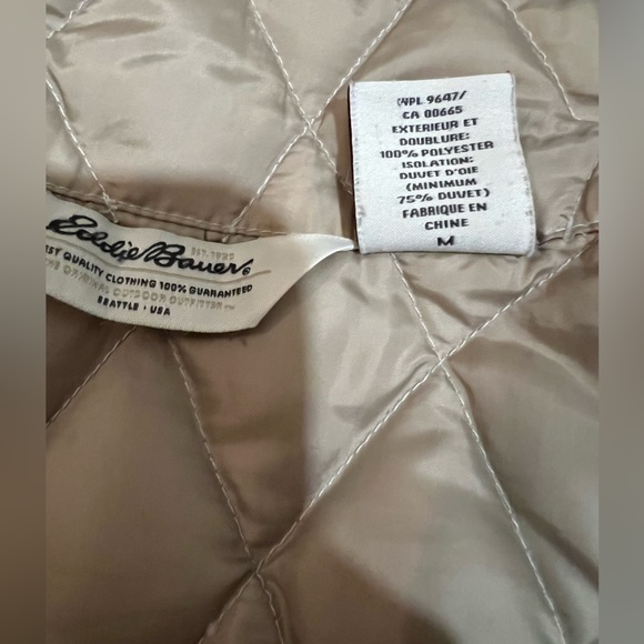 Eddie Bauer Goose Down Quilted Jacket (Size M) - Picture 14 of 14